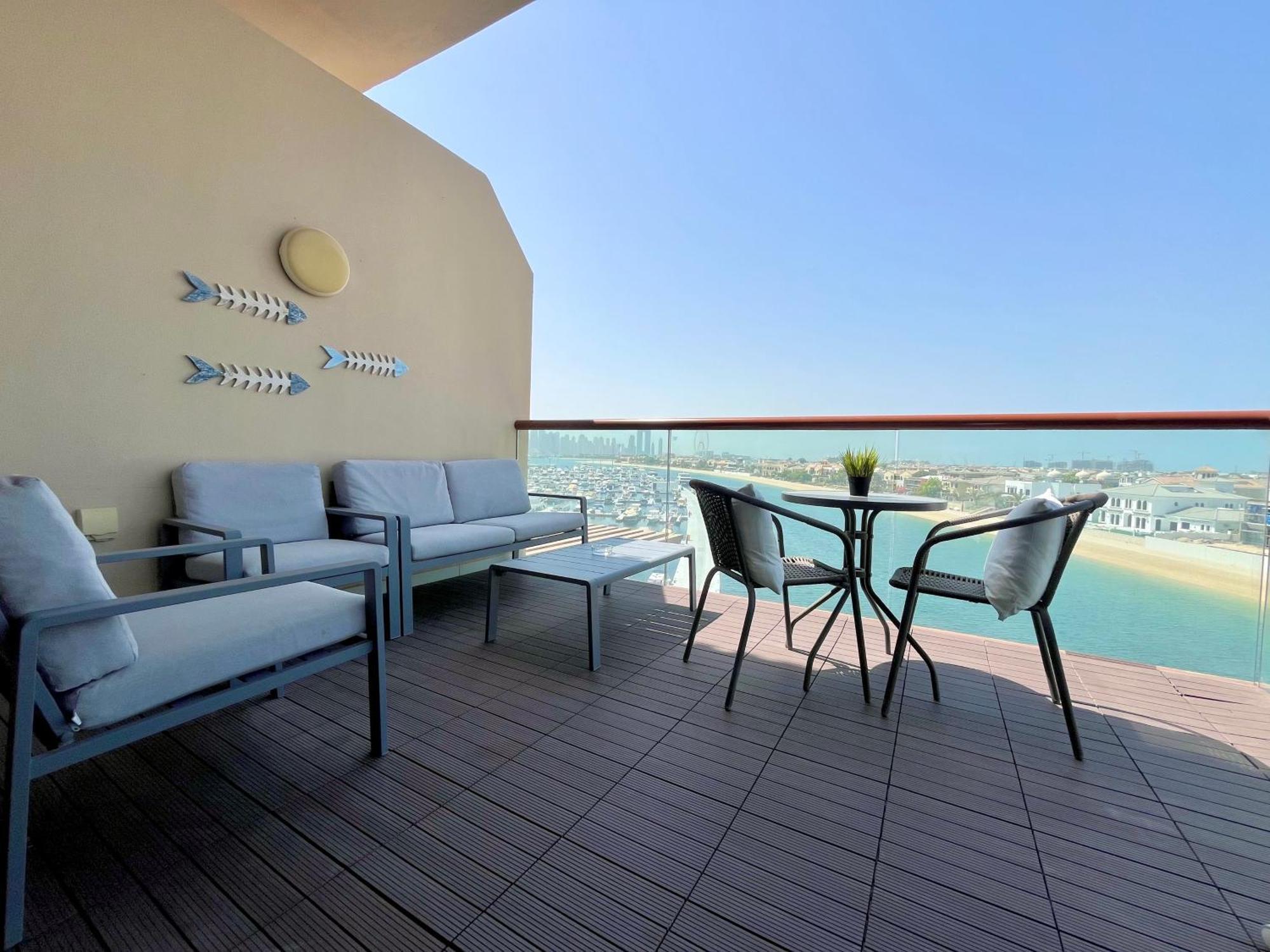 Palm Jumeirah Upgraded&Cozy Boutique Apartment Dubai Exterior foto